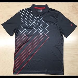 FILA men’s short sleeve golf shirt Large